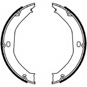 Комплект колодок стояночной тормозной системы FERODO FSB4057
