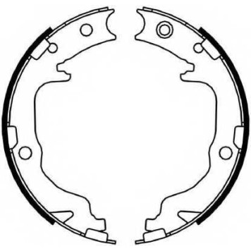 Комплект колодок стояночной тормозной системы FERODO FSB4059