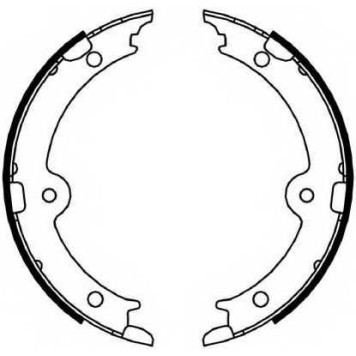 Комплект колодок стояночной тормозной системы FERODO FSB4066