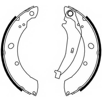 Комплект тормозных колодок задний для CHRYSLER PT CRUISER(PT#) <b>FERODO FSB4074</b>