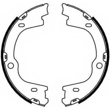 Комплект колодок стояночной тормозной системы FERODO FSB4087
