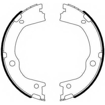Комплект колодок стояночной тормозной системы FERODO FSB4089