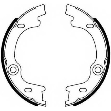 Комплект колодок стояночной тормозной системы FERODO FSB4099
