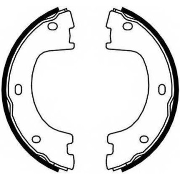 Комплект колодок стояночной тормозной системы FERODO FSB4103