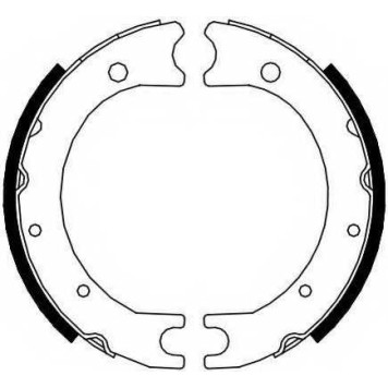 Комплект колодок стояночной тормозной системы FERODO FSB4119