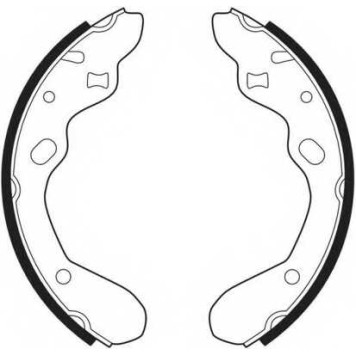 Комплект тормозных колодок задний для MAZDA 323 P(BA), 323(BG), FAMILIA(BA,BG,BJ), MX-3(EC) <b>FERODO FSB540</b>