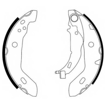 Комплект тормозных колодок задний для MERCEDES A(W168) <b>FERODO FSB569 / FSB569R</b>