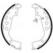 Комплект тормозных колодок задний для TOYOTA ALLION, bB, CELICA, COROLLA, IST, PLATZ, PORTE, PRIUS, RAUM, VIOS/YARIS, WILL CYPHA, WILL VS, YARIS <b>FERODO FSB582</b>