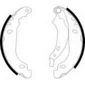 Комплект тормозных колодок задний для RENAULT CLIO(BB0/1/2#, CB0/1/2#, SB0/1/2#), LOGAN(LS#), SANDERO/STEPWAY, THALIA(LB0/1/2#) <b>FERODO FSB584</b>