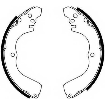 Комплект тормозных колодок задний для MITSUBISHI GRANDIS, OUTLANDER, PAJERO PININ, SPACE RUNNER, SPACE <b>FERODO FSB638</b>