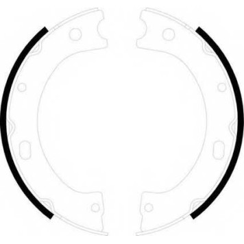 Комплект колодок стояночной тормозной системы FERODO FSB641