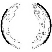 Комплект тормозных колодок задний для RENAULT 17, CLIO(BB0/1/2#, BR0/1, CB0/1/2#, CR0/1, SB0/1/2#), LOGAN(LS#), SANDERO/STEPWAY, THALIA(LB0/1/2#, LU1/2#) <b>FERODO FSB642</b>