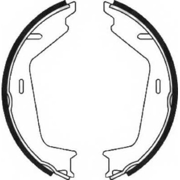 Комплект колодок стояночной тормозной системы FERODO FSB645