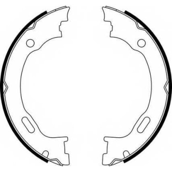 Комплект колодок стояночной тормозной системы FERODO FSB662