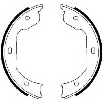 Комплект колодок стояночной тормозной системы FERODO FSB668
