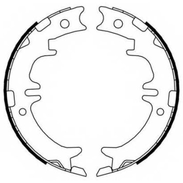 Комплект колодок стояночной тормозной системы FERODO FSB674