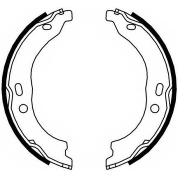 Комплект колодок стояночной тормозной системы FERODO FSB696
