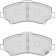 Колодки тормозные дисковые передний для CHRYSLER GRAND VOYAGER / FIAT FREEMONT / JEEP CHEROKEE, COMPASS, WRANGLER / LANCIA VOYAGER / VW ROUTAN <b>FERODO FDB4074 / 24604</b>