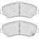 Колодки тормозные дисковые передний для CHRYSLER GRAND VOYAGER / FIAT FREEMONT / JEEP CHEROKEE, COMPASS, WRANGLER / LANCIA VOYAGER / VW ROUTAN <b>FERODO FDB4074 / 24604</b>