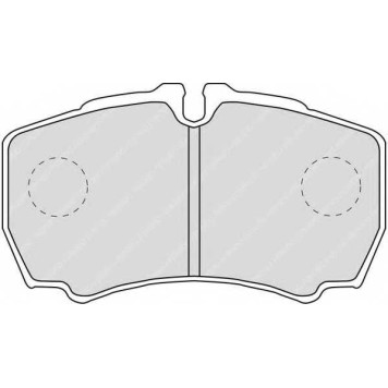 Колодки тормозные дисковые задний <b>FERODO FVR1405 / 29123</b>