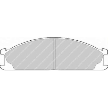 Колодки тормозные дисковые передний для FORD MAVERICK / NISSAN PATHFINDER, PICKUP, TERRANO, URVAN, VANETTE / SUBARU SVX <b>FERODO FVR641 / 21347</b>