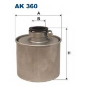 Фильтр системы вентиляции картера FILTRON AK360