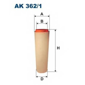 FILTRON AK 362/1 - фильтр воздушный