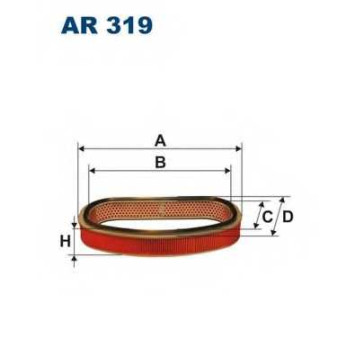 Фильтр воздушный FILTRON AR319