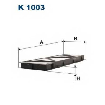 Фильтр салонный FILTRON K1003