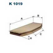 Фильтр салонный FILTRON K1019