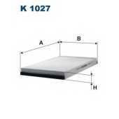 Фильтр салонный FILTRON K1027