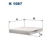 Фильтр салонный FILTRON K1087