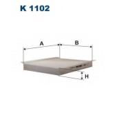 Фильтр салонный FILTRON K1102