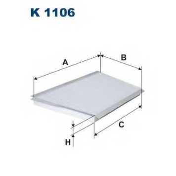 Фильтр салонный FILTRON K1106