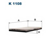 Фильтр салонный FILTRON K1108