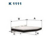 Фильтр салонный FILTRON K1111