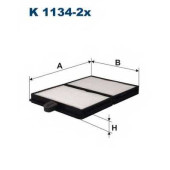 Фильтр салонный FILTRON K1134-2x