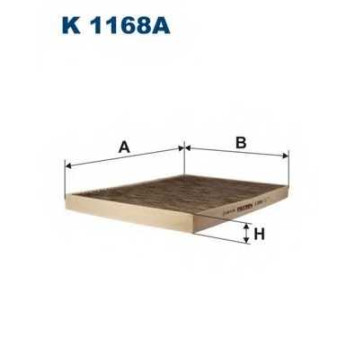 Фильтр салонный FILTRON K1168A