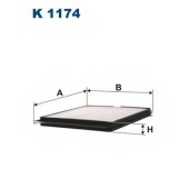 Фильтр салонный FILTRON K1174