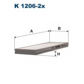Фильтр салонный FILTRON K1206-2x
