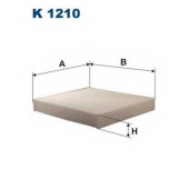 Фильтр салонный FILTRON K1210