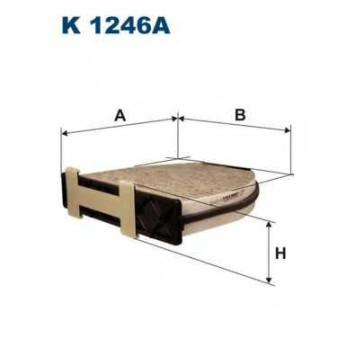 FILTRON K 1246A - фильтр салона (угольный)