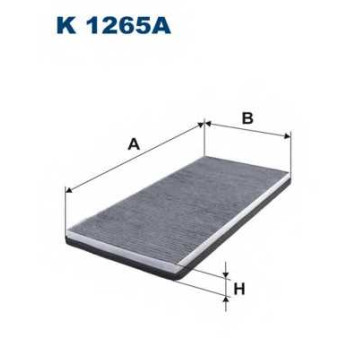 FILTRON K 1265A - фильтр салона (угольный)
