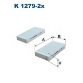 Фильтр салонный FILTRON K1279-2x