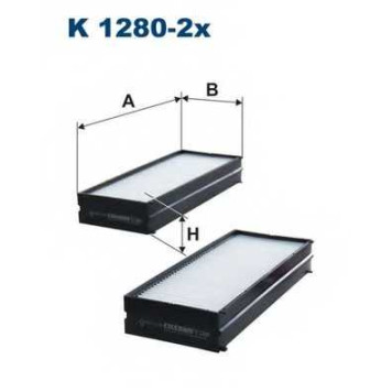Фильтр салонный FILTRON K1280-2x