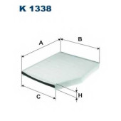 Фильтр салонный FILTRON K1338