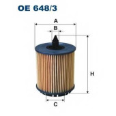 FILTRON OE 648/3 - фильтр масляный