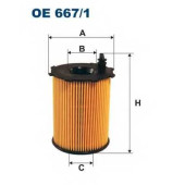 FILTRON OE 667/1 - фильтр масляный