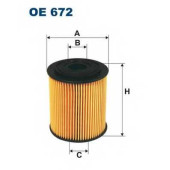 Фильтр масляный FILTRON OE672