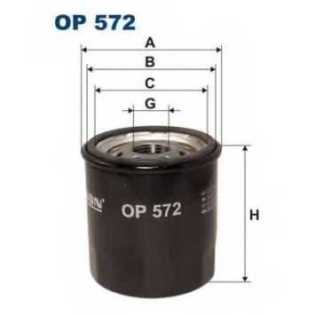 Фильтр масляный FILTRON OP572